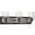 Briarwood Collection Three-Light Graphite Clear Glass Coastal Bath Vanity Light
