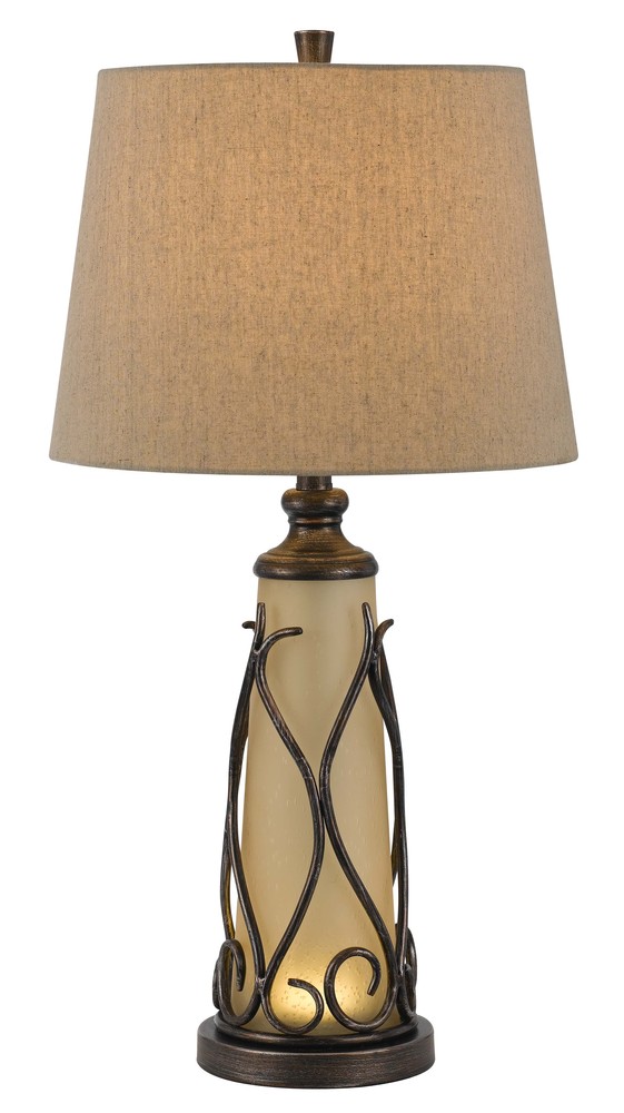 29.5&#34; Height Metal Table Lamp in Iron