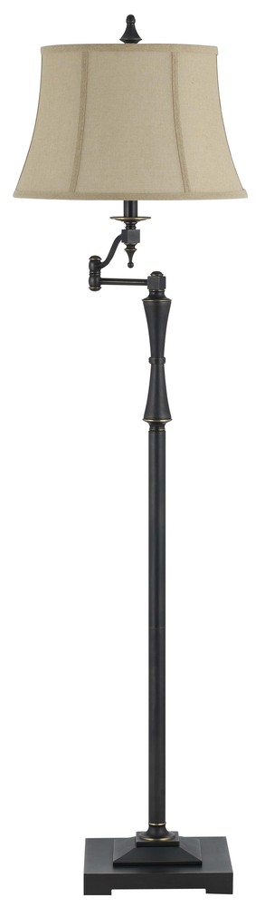 61&#34; Height Metal Floor Lamp in Oil Rubbed Bronze