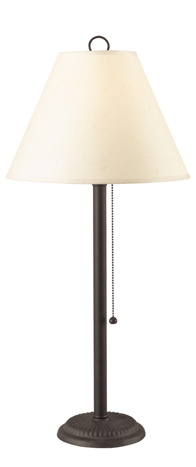 27.5&#34; Height Metal Table Lamp in Black Rust Finish