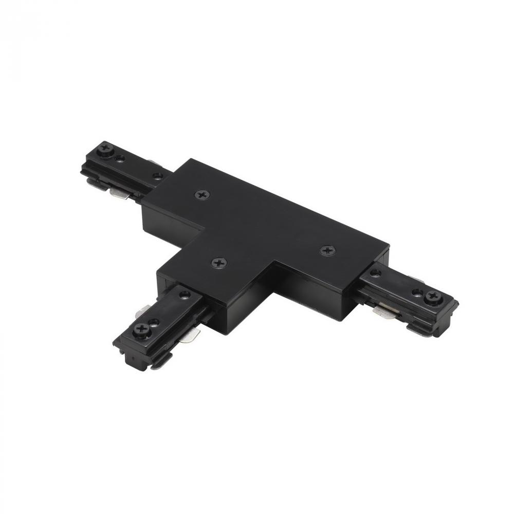 0.8&#34; Height T Connector with Right Polarity in Black