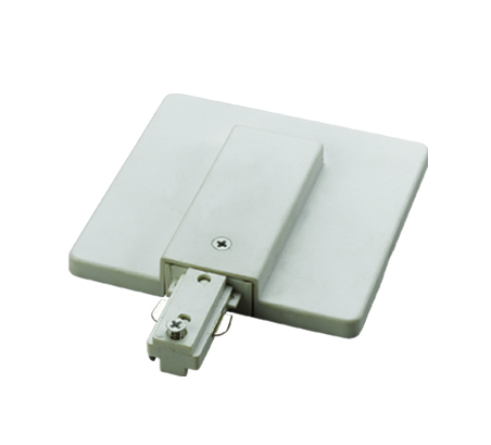 0.75&#34; Height Live End with Outlet Box Cover in White