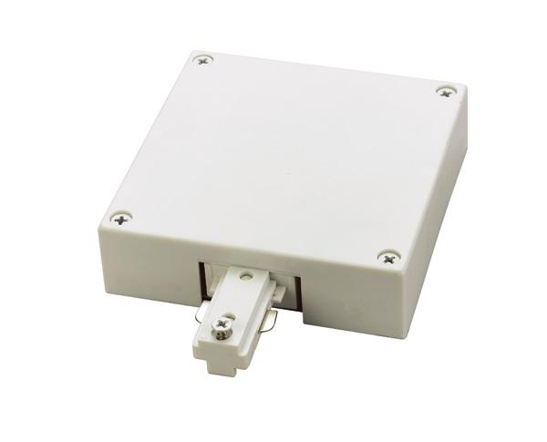 1.1&#34; T Bar Mount Live End Feed in White