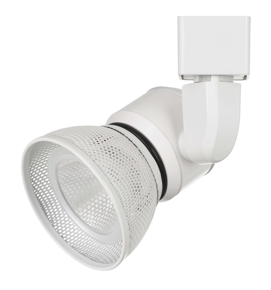6.25&#34; Height Metal Track Head in White Finish