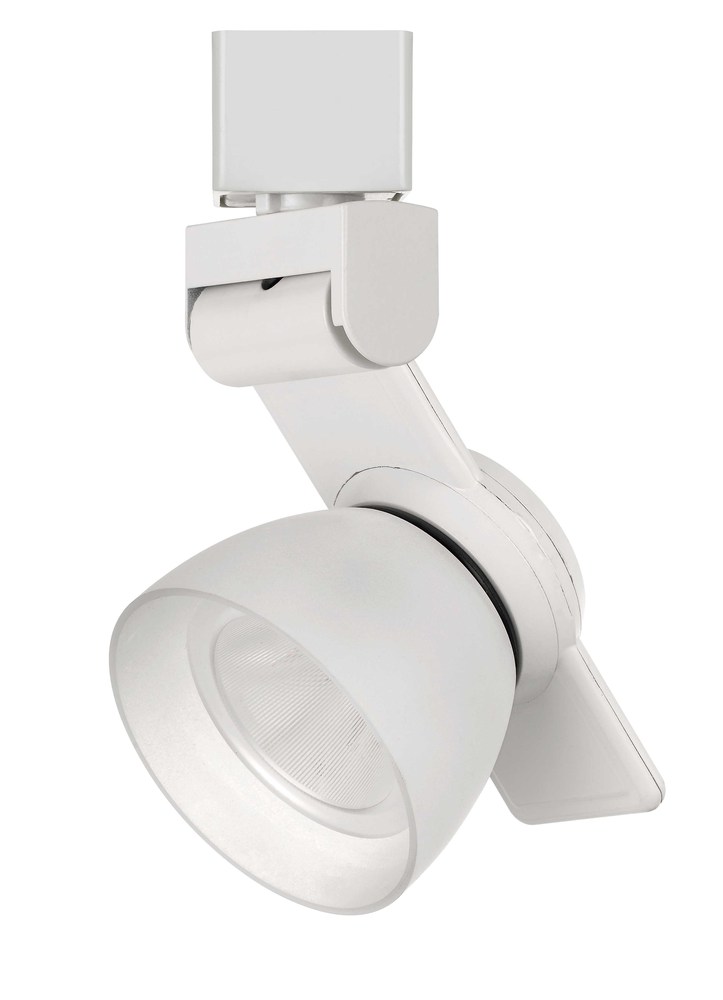6&#34; Height Metal and Plc Track Head in White Finish