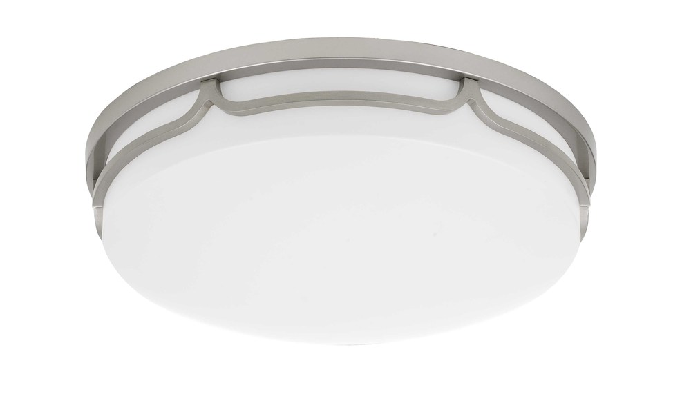 14&#34; Height Acrylic and Metal Fixture in Painted Steel Finish