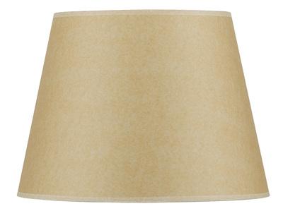9.5&#34; Tall Beige Round Hardback Fabric Shade