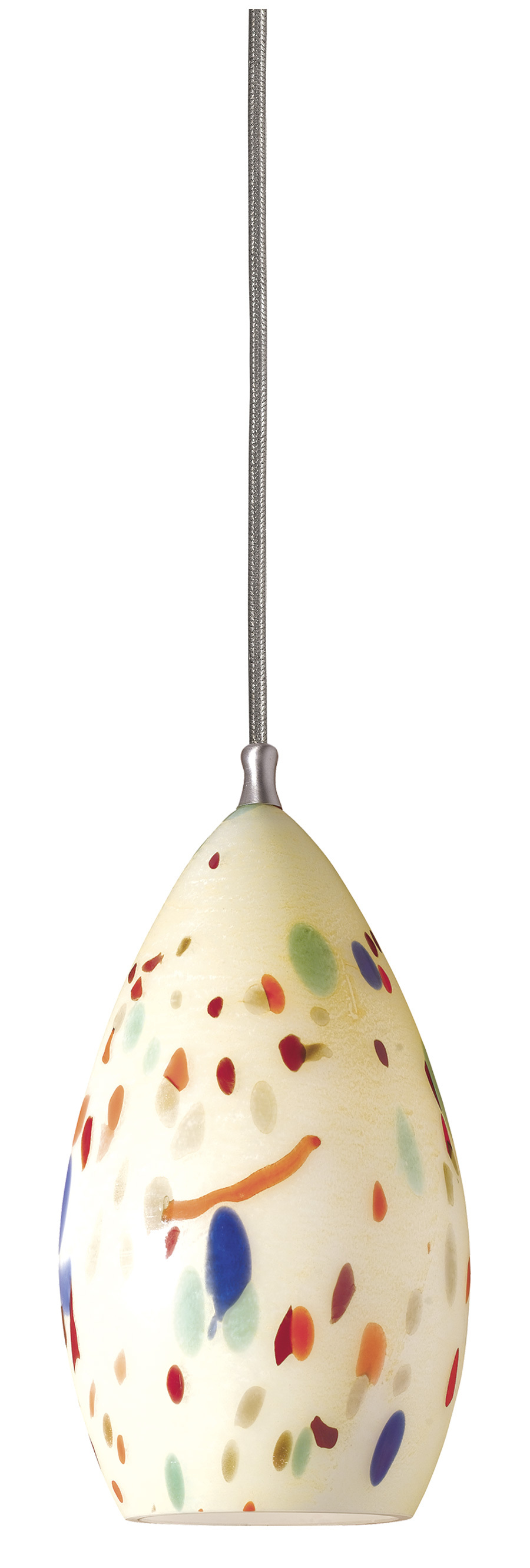 72&#34; Height Pendant Set in Brushed Steel