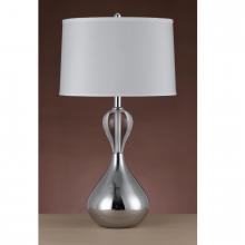 CAL Lighting BO-2073TB - 29" Metal Table Lamp in Crystal Finish