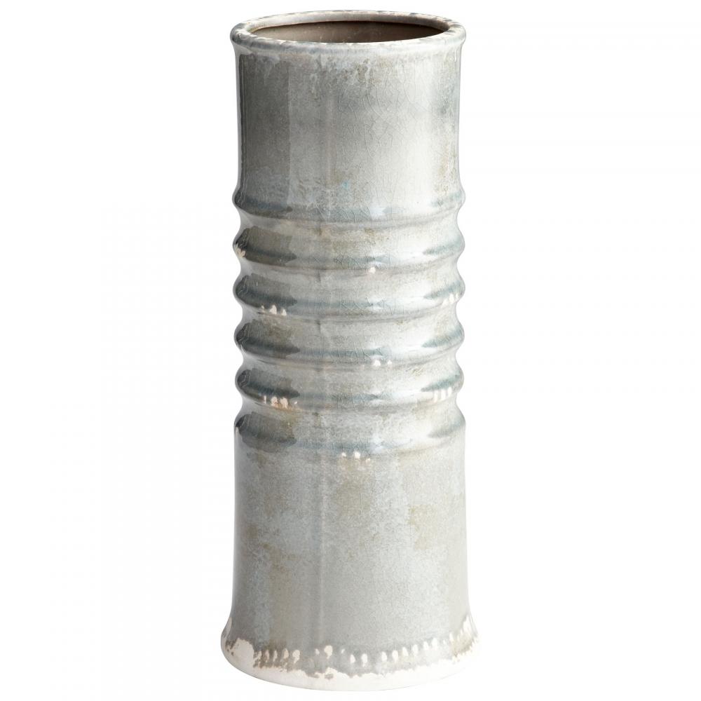 Accordion Planter Green Crackle - Small