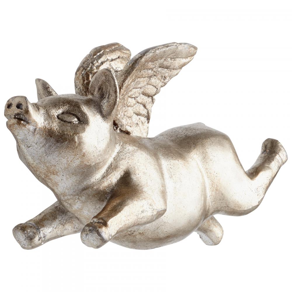 Porco Volante Wall Decor Silver Leaf