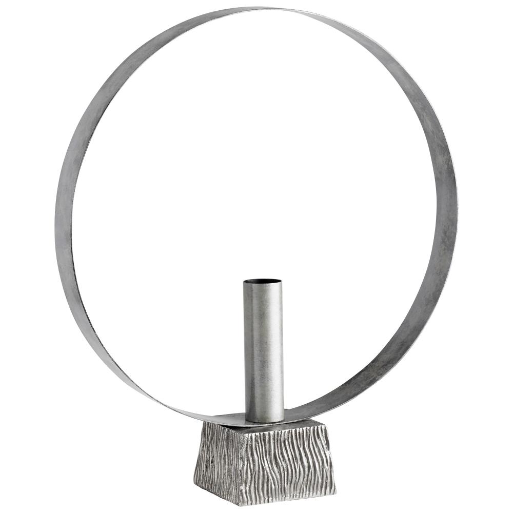 Radiant Halo Vase Nickel