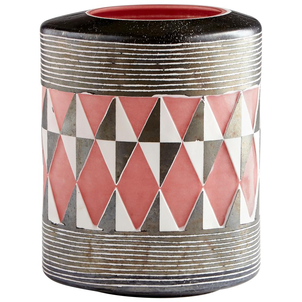 Mesa Vase Black And White - Small
