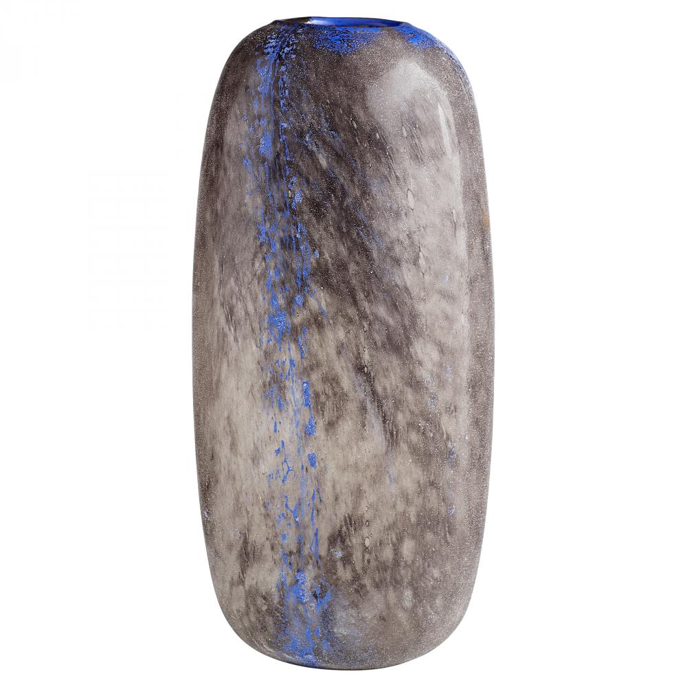 Bluesposion Vase Black And Blue - Large