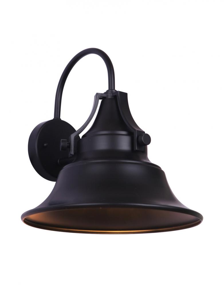 Union 1 Light Medium Outdoor Wall Lantern in Midnight