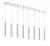 8 Light Linear Chandelier