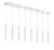 8 Light Linear Chandelier