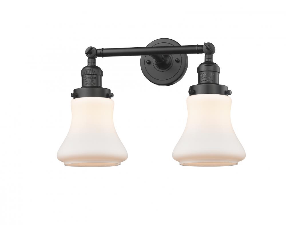 Bellmont - 2 Light - 17 inch - Oil Rubbed Bronze - Adjustable Bath Vanity Light