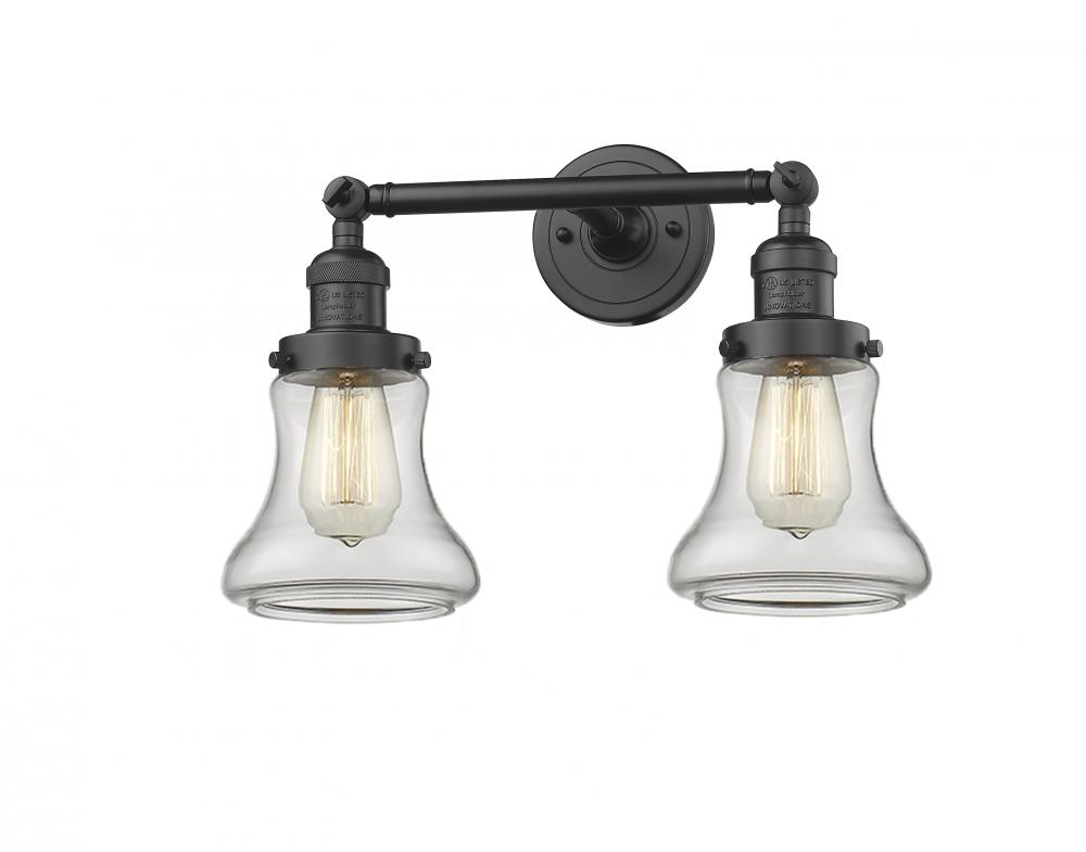 Bellmont - 2 Light - 17 inch - Oil Rubbed Bronze - Adjustable Bath Vanity Light