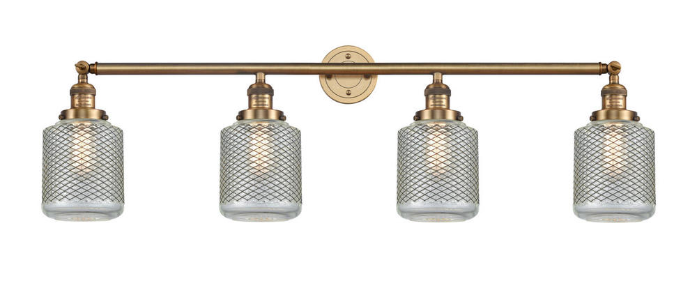 Stanton - 4 Light - 44 inch - Brushed Brass - Adjustable Bath Vanity Light