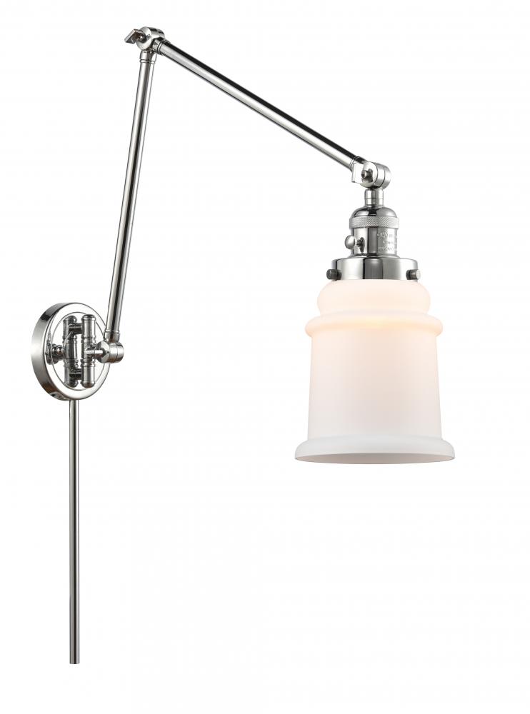 Canton - 1 Light - 6 inch - Polished Chrome -Adjustable Swing Arm