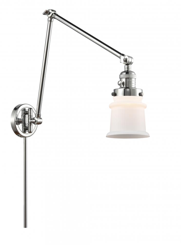 Canton - 1 Light - 8 inch - Polished Chrome -Adjustable Swing Arm