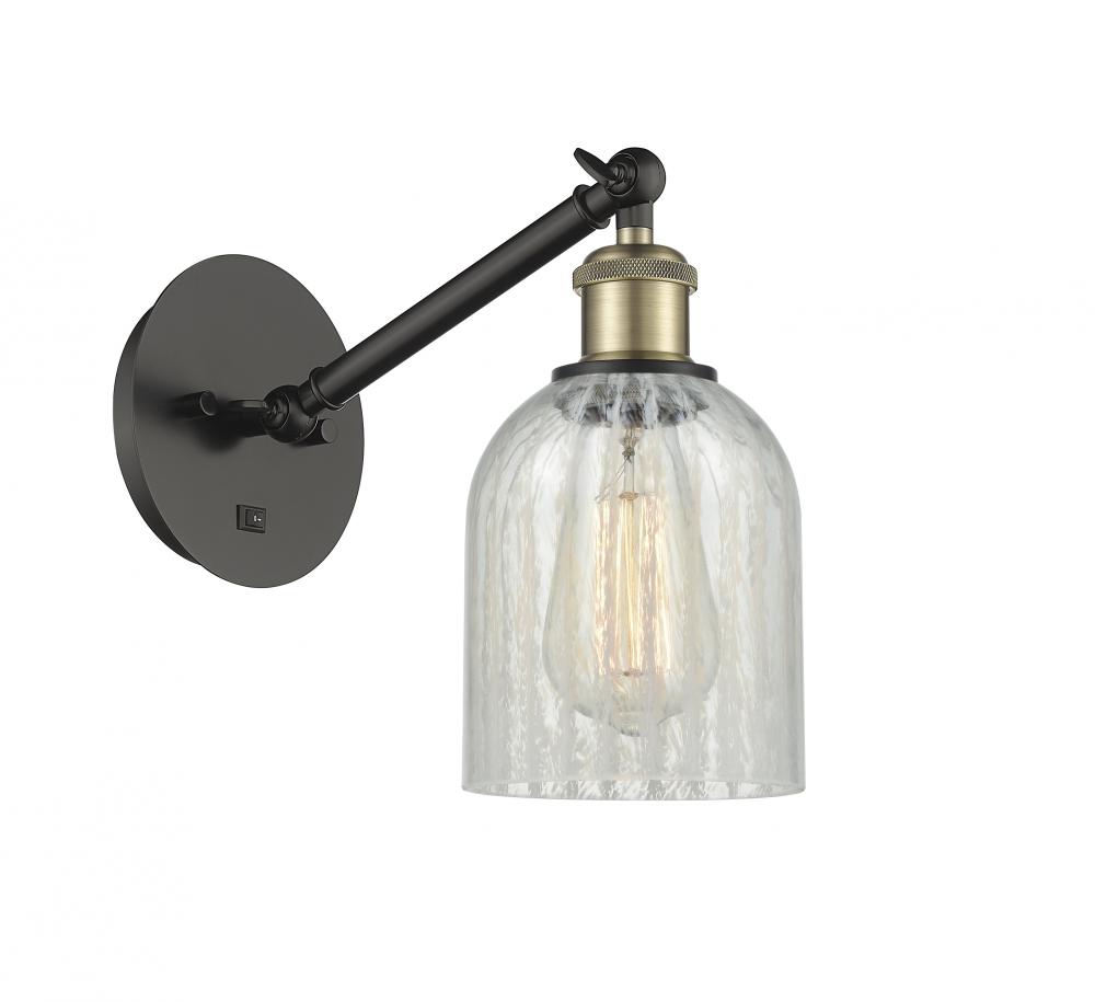 Caledonia - 1 Light - 5 inch - Black Antique Brass - Adjustable Sconce