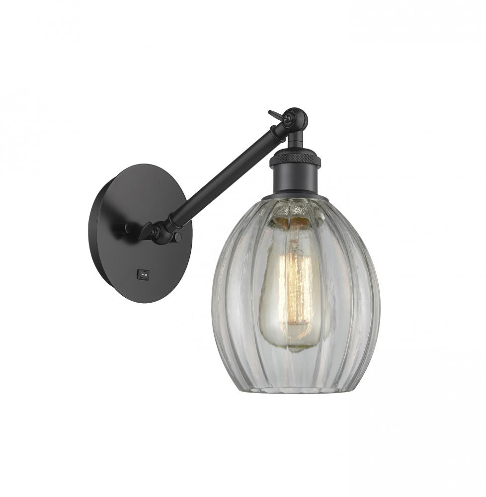 Eaton - 1 Light - 6 inch - Matte Black - Adjustable Sconce
