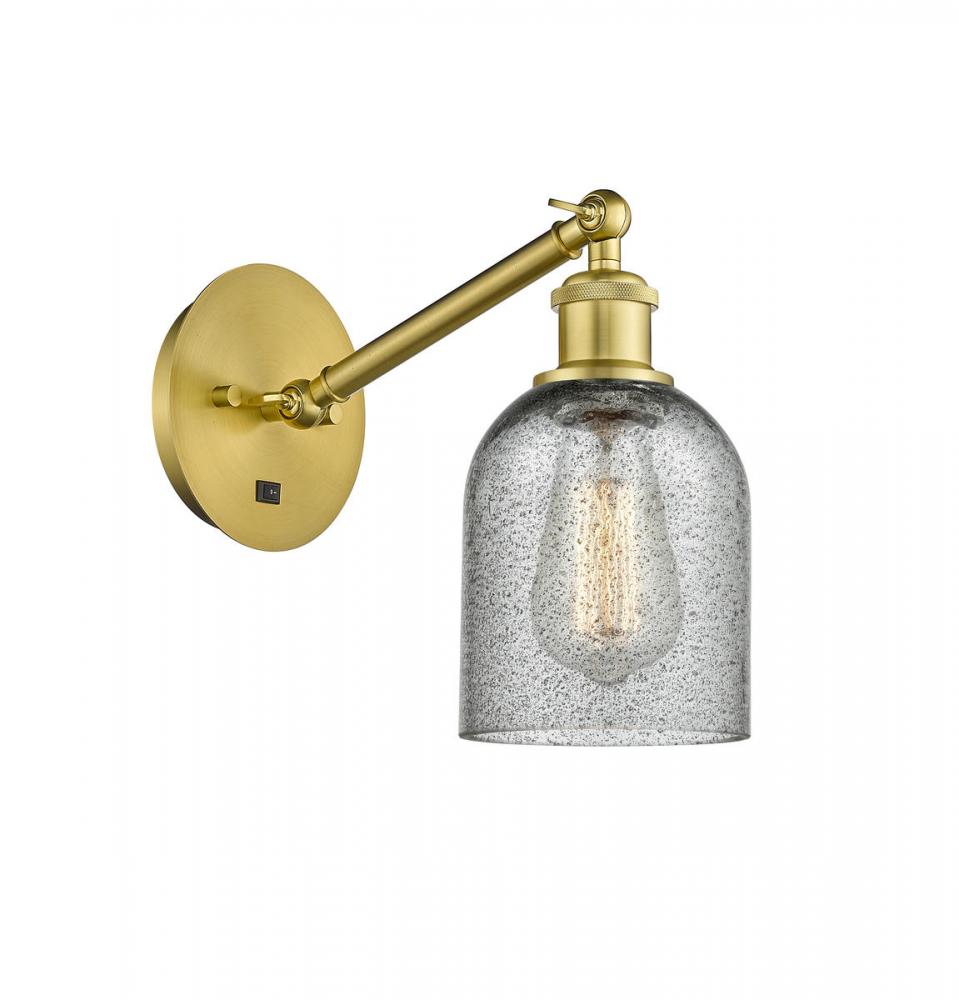 Caledonia - 1 Light - 5 inch - Satin Gold - Adjustable Sconce