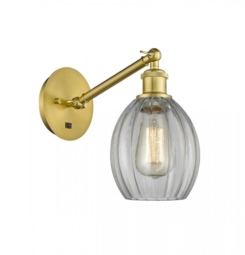 Eaton - 1 Light - 6 inch - Satin Gold - Adjustable Sconce