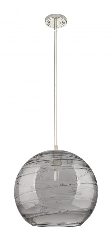 Crown Point - 1 Light - 12 inch - Polished Nickel - Pendant