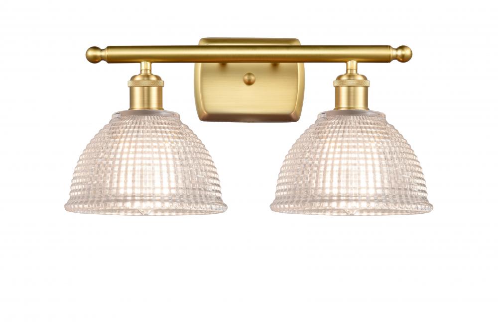 Arietta - 2 Light - 18 inch - Satin Gold - Bath Vanity Light