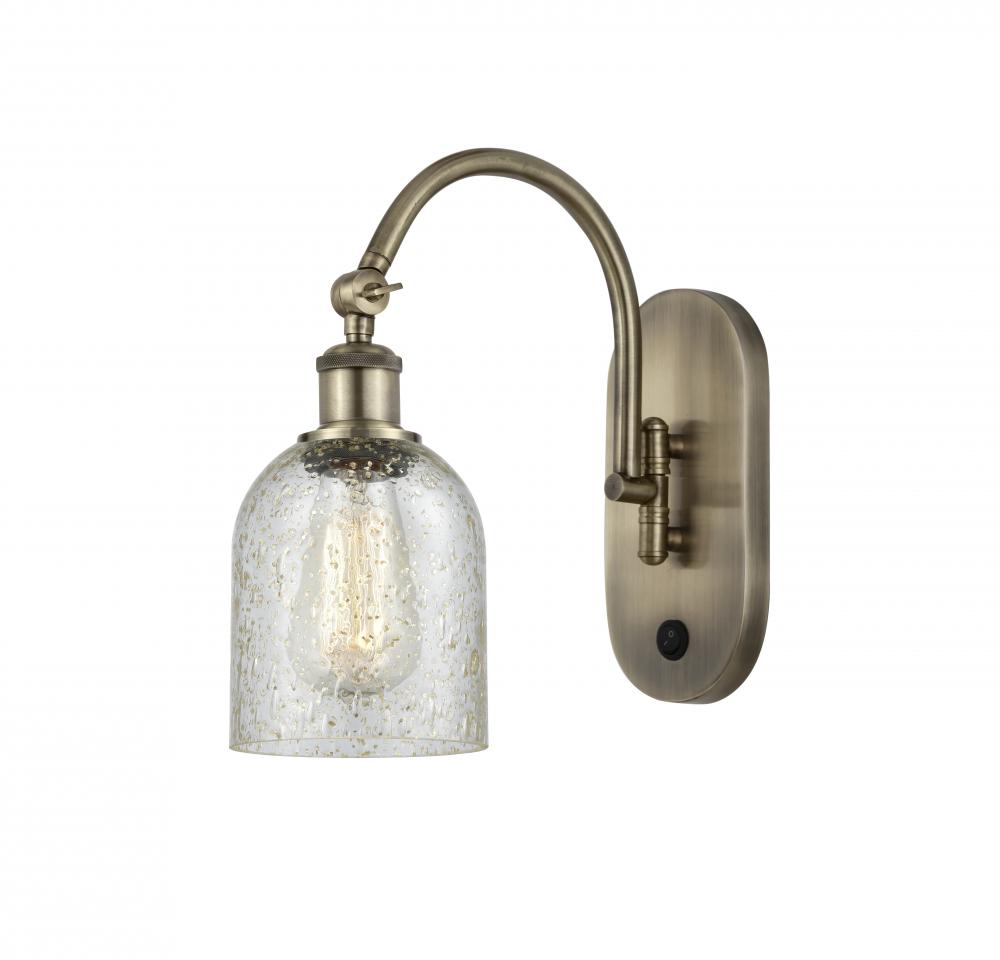 Caledonia - 1 Light - 5 inch - Antique Brass - Adjustable Swing Arm
