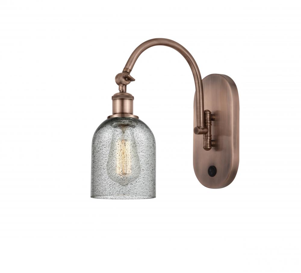 Caledonia - 1 Light - 5 inch - Antique Copper - Adjustable Swing Arm
