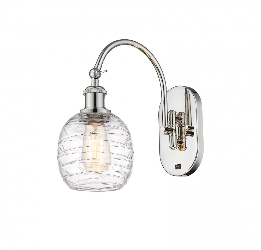 Belfast - 1 Light - 6 inch - Polished Nickel - Adjustable Swing Arm