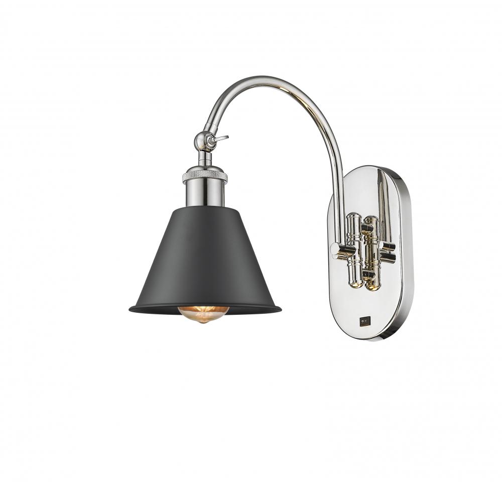 Smithfield - 1 Light - 7 inch - Polished Nickel - Adjustable Swing Arm