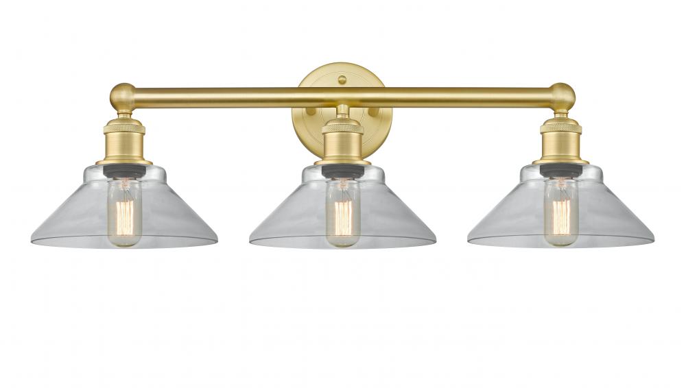 Orwell - 3 Light - 26 inch - Satin Gold - Bath Vanity Light