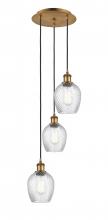 Innovations Lighting 113B-3P-BB-G292 - Salina - 3 Light - 12 inch - Brushed Brass - Cord Hung - Multi Pendant