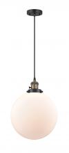 Innovations Lighting 201CSW-BAB-G201-12 - Beacon - 1 Light - 12 inch - Black Antique Brass - Cord hung - Mini Pendant
