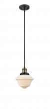 Innovations Lighting 201S-BAB-G531 - Oxford - 1 Light - 8 inch - Black Antique Brass - Stem Hung - Mini Pendant