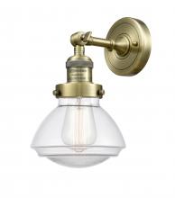 Innovations Lighting 203-AB-G322 - Olean - 1 Light - 7 inch - Antique Brass - Sconce