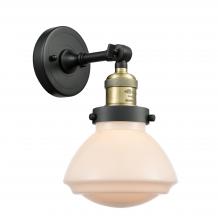 Innovations Lighting 203-BAB-G321 - Olean - 1 Light - 7 inch - Black Antique Brass - Sconce