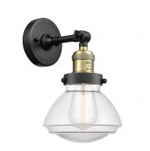 Innovations Lighting 203-BAB-G322 - Olean - 1 Light - 7 inch - Black Antique Brass - Sconce