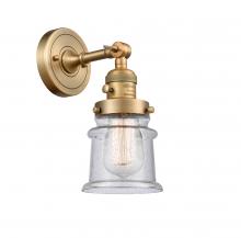 Innovations Lighting 203SW-BB-G184S-LED - Canton - 1 Light - 5 inch - Brushed Brass - Adjustable Sconce