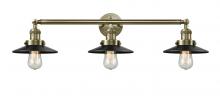 Innovations Lighting 205-AB-M6 - Railroad - 3 Light - 32 inch - Antique Brass - Bath Vanity Light