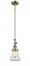 Innovations Lighting 206-AB-G192 - Bellmont - 1 Light - 6 inch - Antique Brass - Stem Hung - Adjustable Mini Pendant