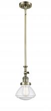 Innovations Lighting 206-AB-G324 - Olean - 1 Light - 7 inch - Antique Brass - Stem Hung - Mini Pendant