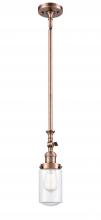 Innovations Lighting 206-AC-G312 - Dover - 1 Light - 5 inch - Antique Copper - Stem Hung - Mini Pendant