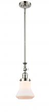 Innovations Lighting 206-PN-G191 - Bellmont - 1 Light - 6 inch - Polished Nickel - Stem Hung - Adjustable Mini Pendant