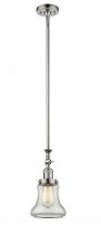 Innovations Lighting 206-PN-G192 - Bellmont - 1 Light - 6 inch - Polished Nickel - Stem Hung - Adjustable Mini Pendant